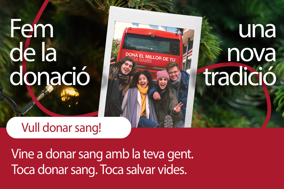 Campanya de donació de sang per Nadal