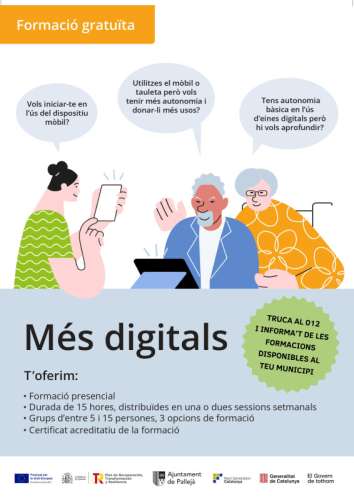 Formació gratuïta a 'Més digitals'