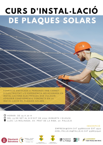 Curs d'instal·lació de plaques solars