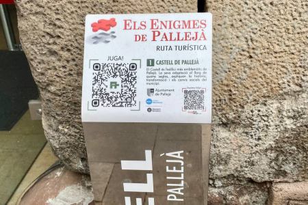 Cartell de la ruta Els enigmes de Pallejà