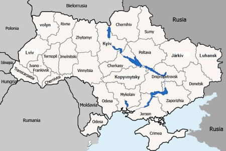 Mapa d'Ucraïna