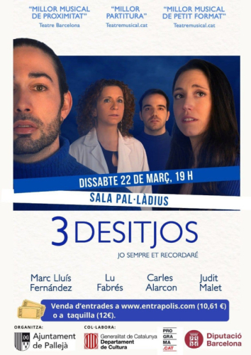 Cartell de l'obra de teatre "3 Desitjos"